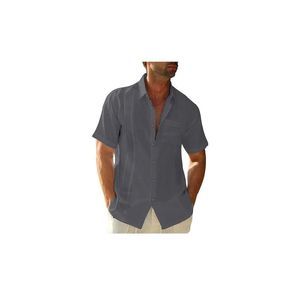 AUDATE Men's Linen Shirt